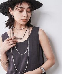 CHIC STYLE | 大きいサイズ レーヨン麻ノースリーブブラウス シックスタイル(キャミソール)