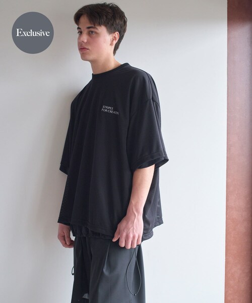 別注 SFC×URBS SUPER BIG SS MESH TEE /XL 別注』SFC×URBS SUPER BIG SS MESH TEE