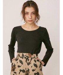 EVRIS | BASICクロップドロングスリーブTEE(Tシャツ/カットソー)