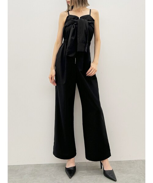 GYDA（ジェイダ）の「【TINY】3WAYオフショルロンパース（ロンパース・レディース・グレー/ブラック・F）」の6枚目の写真