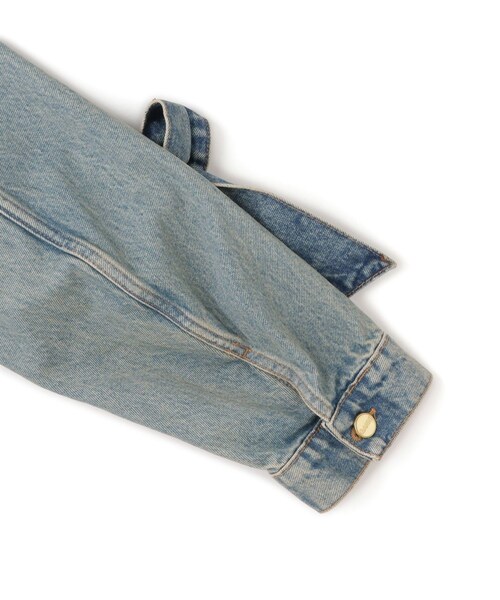 ADAM ET ROPE'(アダムエロペ)の「【GANNI(ガニー)】Tint Rigid Denim Jacket(デニムジャケット・レディース・ブルー・36)」の7枚目の写真