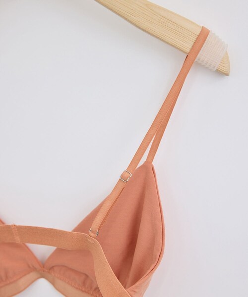 ADAM ET ROPE'(アダムエロペ)の「【J'aDoRe・一部店舗限定】【Baserange(ベースレンジ)】MISSISSIPPI BRA(ブラジャー・レディース・オレンジ系・M/S)」の7枚目の写真