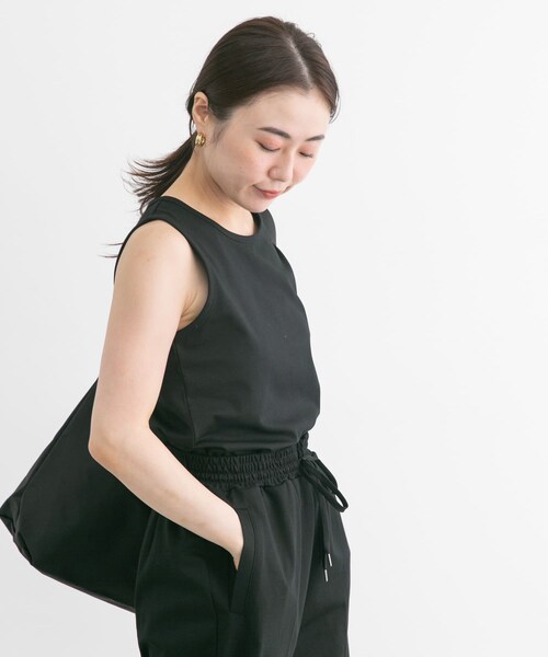 URBAN RESEARCH Sonny Label（アーバンリサーチサニーレーベル）の「SLAB　comfort tanktop（タンクトップ・レディース・クリーム/ブラック・FREE）」の22枚目の写真