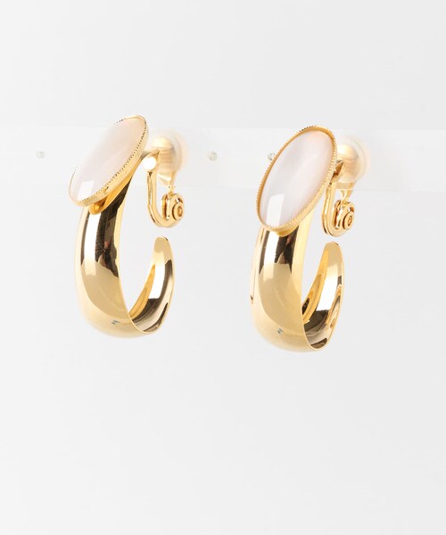 URBAN RESEARCH DOORS(アーバンリサーチドアーズ)の「RLIGHTs ガラスイヤリング∴(イヤリング・レディース・Wht×Gld/Grn×Slv・FREE)」の3枚目の写真