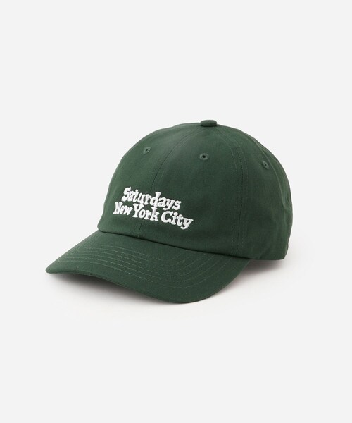 Saturdays NYC（サタデーズ ニューヨークシティ ）の「Chocomoo x Saturdays NYC Cap（キャップ・レディース・チャコール/ホワイト/グリーン/サックス・F）」の8枚目の写真