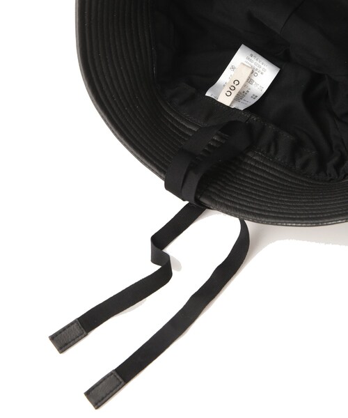 ADAM ET ROPE'（アダムエロペ）の「【CCU/シーシーユー】SAILOR HAT（ハット・メンズ・ブラック・F）」の4枚目の写真