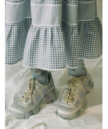 merry jenny | check floral sneaker(スニーカー)