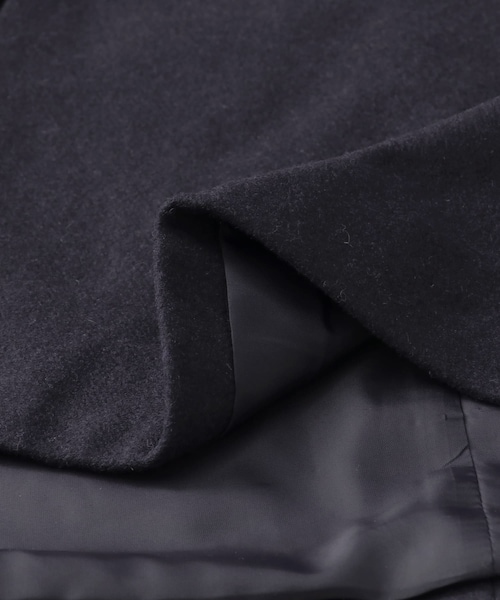 ITEMS URBANRESEARCH（アイテムズ アーバンリサーチ）の「メルトンチェスターコート∴（チェスターコート・レディース・NVY/BLK・FREE）」の8枚目の写真