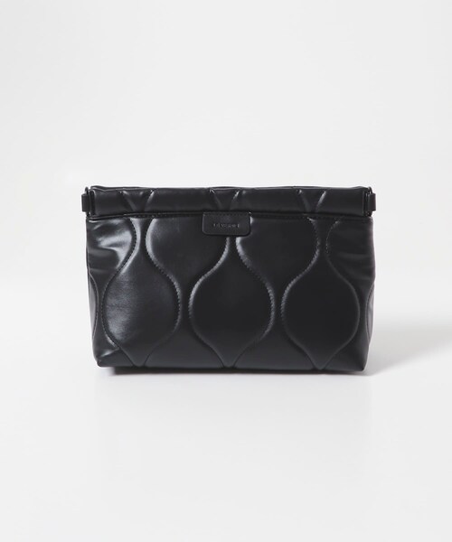 URBAN RESEARCH Sonny Label（アーバンリサーチサニーレーベル）の「LE VERNIS　キルティングクラッチ（クラッチバッグ・レディース・モカ/ブラック/シルバー・one）」の6枚目の写真