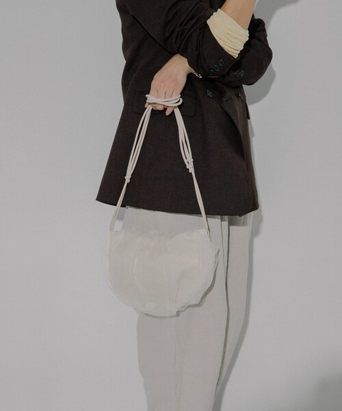 RODE SKO（ロデスコ）の「hun RODESKO　Tulle mini（ショルダーバッグ・レディース・BLACK/OYSTER・one）」の5枚目の写真
