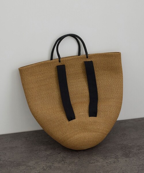 ADAM ET ROPE'(アダムエロペ)の「【J'aDoRe・一部店舗限定】【KAMARO'AN(カマロアン)】Gourd Pack Basket(かごバッグ・レディース・キナリ・F)」の5枚目の写真