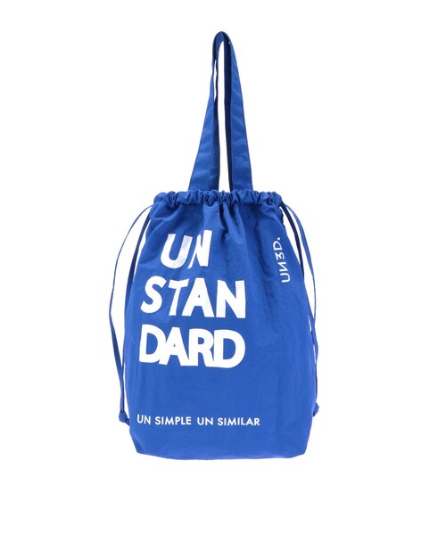 UN3D.(アンスリード)の「SHOPPING DRAWSTRING BAG S【セルフラッピング用】(その他雑貨・レディース・ブルー/ブラック・F)」の18枚目の写真