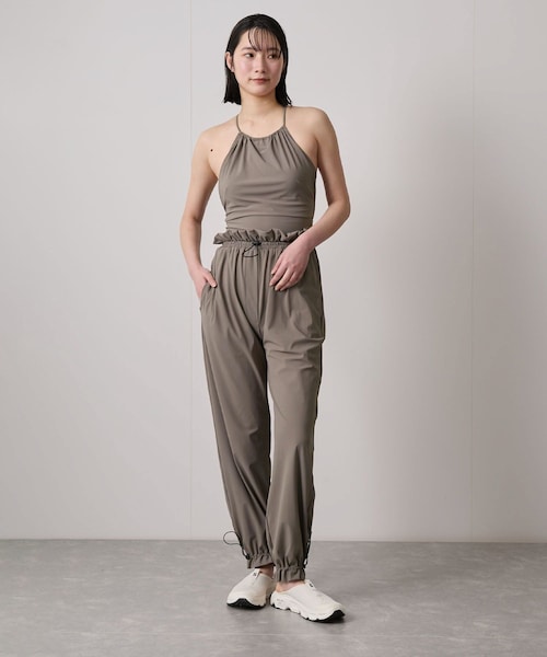 NERGY(ナージー)の「【speedo】ステイフィットギャザーパンツ(その他パンツ・レディース・ブラック/レンガ/カーキ・M)」の10枚目の写真