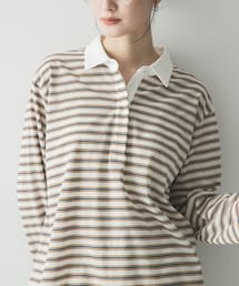 URBAN RESEARCH | シャツカラーマルチボーダーカットソー(シャツ/ブラウス)