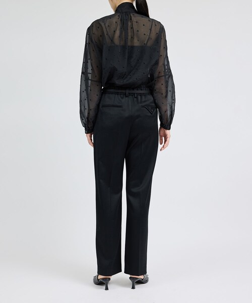 ROPE'（ロペ）の「ウールサテンイージーパンツ【Sサイズフェア対象】（その他パンツ・レディース・ブラック/グレー/ピンク・34/36/38）」の19枚目の写真