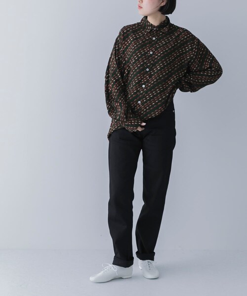 URBAN RESEARCH(アーバンリサーチ)の「『ユニセックス』スーピマ DENIM パンツスリム #RAMONE by SHIOTA(デニムパンツ・メンズ・INDIGO/BLACK・28/30/32/34/24/26)」の14枚目の写真