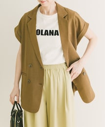 ITEMS URBANRESEARCH | SMOOTH LINEN TOUCH ジレ(ベスト)