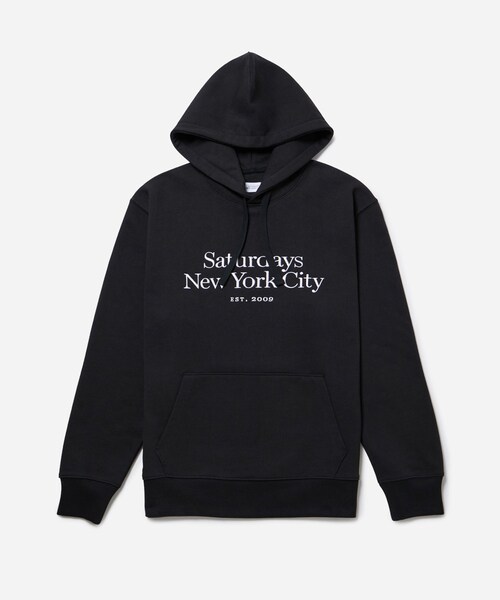 Saturdays NYC（サタデーズ ニューヨークシティ ）の「DITCH MILLER STANDARD HOODIE（スウェット・レディース・ブラック/グレー・L/M/S/XL/XS）」の2枚目の写真