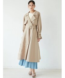 LAGUNAMOON | エンブロイダリートレンチコート(トレンチコート)