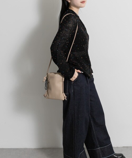 THE GOODLAND MARKET（ザグッドランドマーケット）の「F/CE.　TECH LEATHER MAP POCHETTE（ショルダーバッグ・レディース・Black/Beige/Red/Silver・FREE）」の13枚目の写真