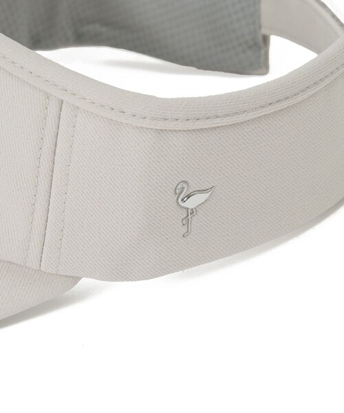 ROPE'（ロペ）の「フロントロゴ幅広バイザー（サンバイザー・レディース・ブラック/グレー/ホワイト/サックス・F）」の21枚目の写真