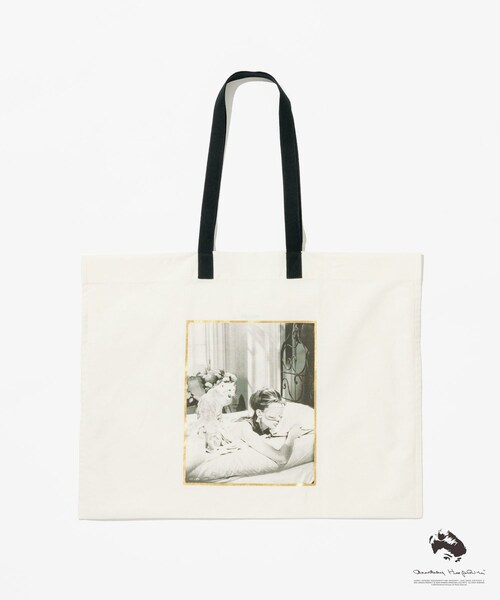 ADAM ET ROPE'（アダムエロペ）の「【AUDREY HEPBURN COLLECTION BY JUN】フォトプリント トートバッグ（トートバッグ・レディース・ホワイト/ホワイト系・F）」の16枚目の写真
