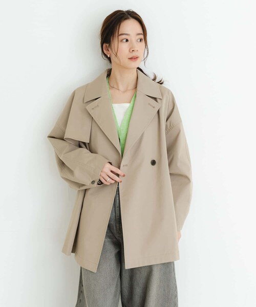 URBAN RESEARCH（アーバンリサーチ）｜ステンカラーコート（ベージュ系