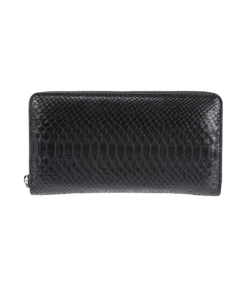 パイソン本革ラウンドファスナー長財布（Natural leather）