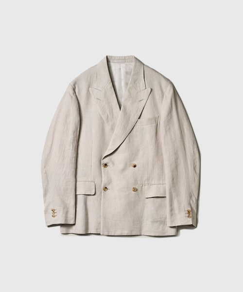 ADAM ET ROPE'(アダムエロペ)の「【KAPTAIN SUNSHINE/キャプテンサンシャイン】4B Double-breasted Jacket(テーラードジャケット・メンズ・ブラック/キナリ・3/4)」の2枚目の写真