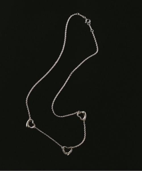 ADAM ET ROPE'(アダムエロペ)の「【VINTAGE JEWELRY】TIFFANY オープンハート 3P ネックレス(ネックレス・メンズ・シルバー・F)」の1枚目の写真