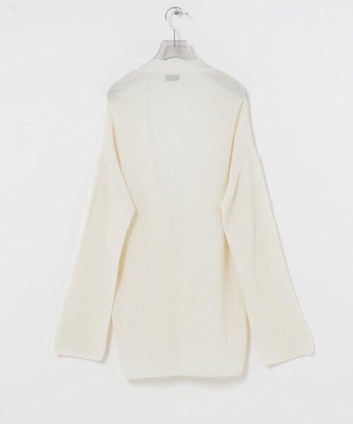 URBAN RESEARCH（アーバンリサーチ）の「Nomat　DEEP V WIDE KNIT（ニット/セーター・レディース・WHITE・2）」の5枚目の写真