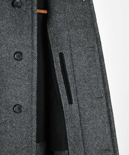 ADAM ET ROPE'（アダムエロペ）の「【HEUGN】Daniel（ステンカラーコート・メンズ・グレー・2/3）」の10枚目の写真