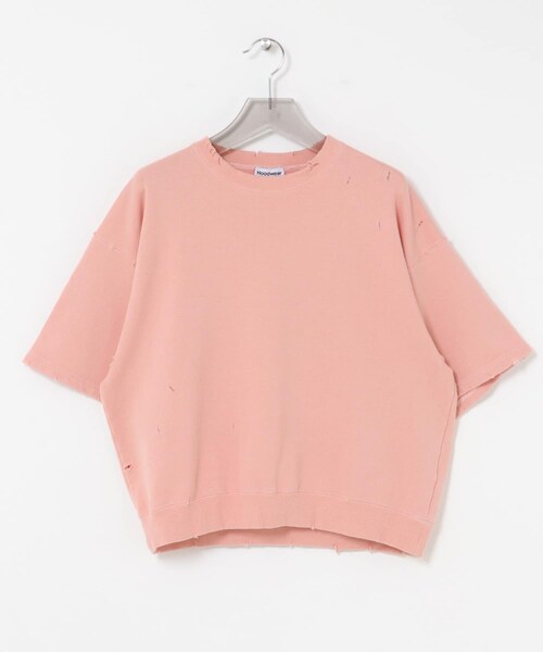 URBAN RESEARCH(アーバンリサーチ)の「『別注』Hoodwear×URBAN RESEARCH SHORT SLEEVE SWEAT(スウェット・メンズ・OLIVE/NAVY/PINK・S/L)」の15枚目の写真