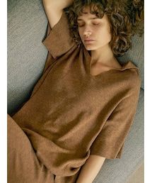 Ungrid | ハーフスリーブ襟ニット(ニット/セーター)