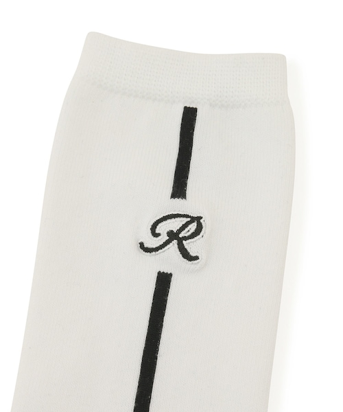ROPE'（ロペ）の「【抗菌防臭】ライン使いハイソックス（ソックス/靴下・レディース・ブラック/ブラック系/ホワイト/ホワイト系・F）」の11枚目の写真