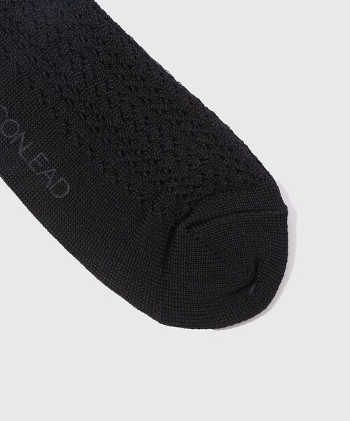 ADAM ET ROPE'（アダムエロペ）の「【CONLEAD/コンリード】Lace Short（ソックス/靴下・メンズ・ブラック・M）」の5枚目の写真