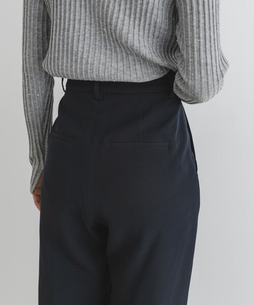 URBAN RESEARCH ROSSO（アーバンリサーチロッソ）の「F by ROSSO　ダブルクロスデザインタックパンツ（その他パンツ・レディース・BLACK/NAVY・36/38）」の16枚目の写真