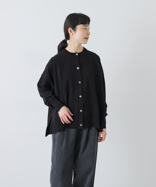 かぐれ（カグレ）の「ハイツイストコットンワイドカーディガン（カーディガン/ボレロ・レディース・GRAY/RED/BLACK・Free）」の20枚目の写真