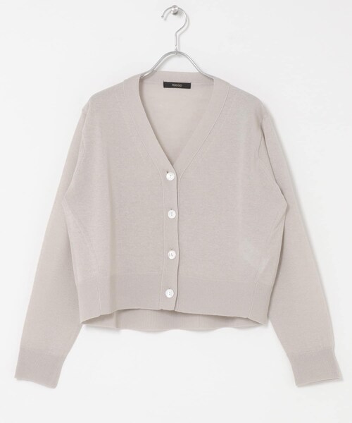 URBAN RESEARCH ROSSO（アーバンリサーチロッソ）の「リネン混セミシアーカーディガン（カーディガン/ボレロ・レディース・PEACH/NAVY/L.GRAY・Free）」の8枚目の写真