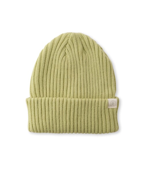 ROPE' PICNIC（ロペピクニック）の「リブニットワッチ（ニットキャップ/ビーニー・レディース・ブラック/ベージュ系/ライトグリーン・F）」の13枚目の写真