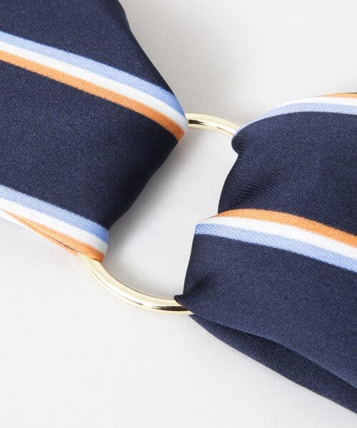 SENSE OF PLACE by URBAN RESEARCH(センスオブプレイスバイアーバンリサーチ)の「メタルリングストライプヘアバンド(ヘアバンド・レディース・WHITE/NAVY・One)」の6枚目の写真