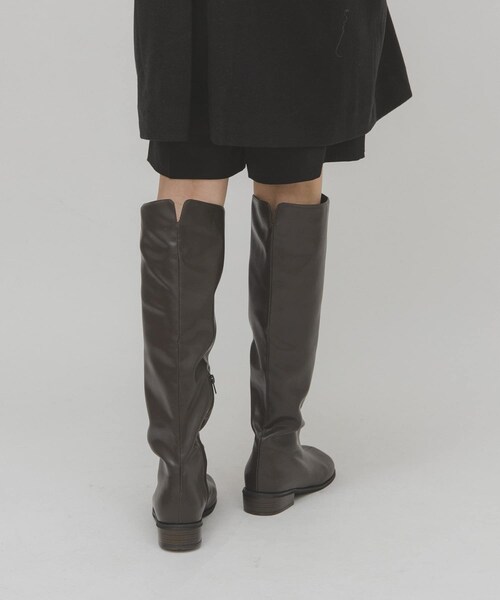 KBF（ケイビーエフ）の「プランプトゥロングブーツ（ブーツ・レディース・D.BROWN/BLACK・36/37/38）」の22枚目の写真