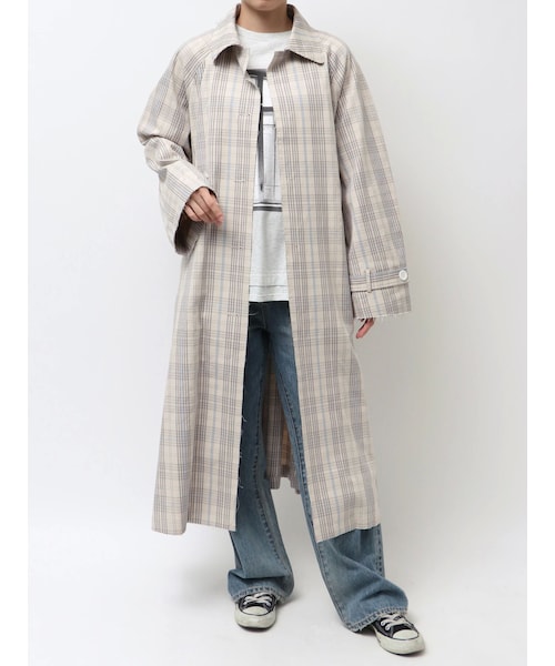 Ungrid（アングリッド）の「カットオフステンカラーコート（ステンカラーコート・レディース・アイボリー/イエロー/ミックス・S/M）」の10枚目の写真