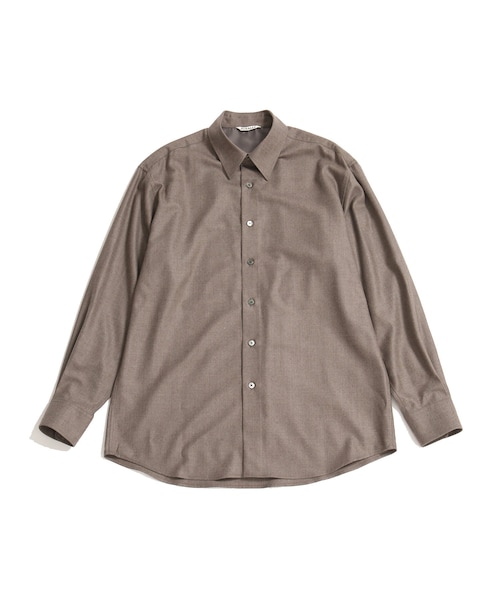 【AURALEE/オーラリー】SUPER LIGHT WOOL SHIRT