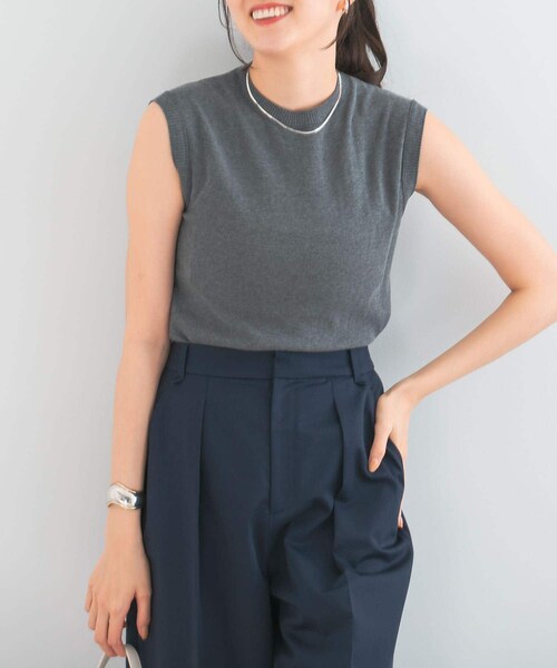 URBAN RESEARCH ROSSO（アーバンリサーチロッソ）の「GICIPI　OPALE（ニット/セーター・レディース・Lavender/Buio/Carbon/Pistachio/Bianco・1）」の18枚目の写真