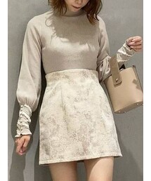 dazzlin | ツイストレースリブニットトップス(ニット/セーター)