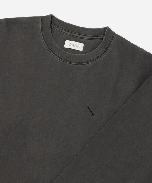 Saturdays NYC（サタデーズ ニューヨークシティ ）の「Arrangement LS T-SHIRT（Tシャツ/カットソー・レディース・ブラック/グレー/グリーン・L/M/S）」の14枚目の写真