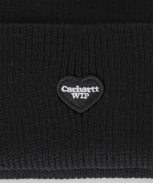 SENSE OF PLACE by URBAN RESEARCH(センスオブプレイスバイアーバンリサーチ)の「carhartt Small Heart Beanie(ニットキャップ/ビーニー・メンズ・Black/Natural・One)」の7枚目の写真