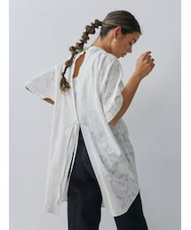 Ungrid | ジャカードハーフスリーブシャツ(シャツ/ブラウス)