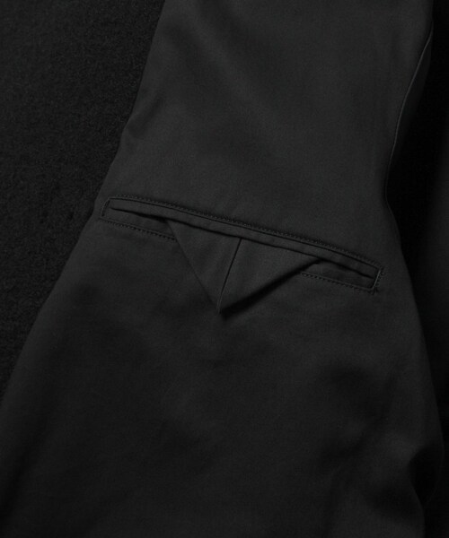 ADAM ET ROPE'（アダムエロペ）の「【blurhms ROOTSTOCK】Wool Melton Duffle Coat（ダッフルコート・メンズ・ブラック・2/3）」の13枚目の写真